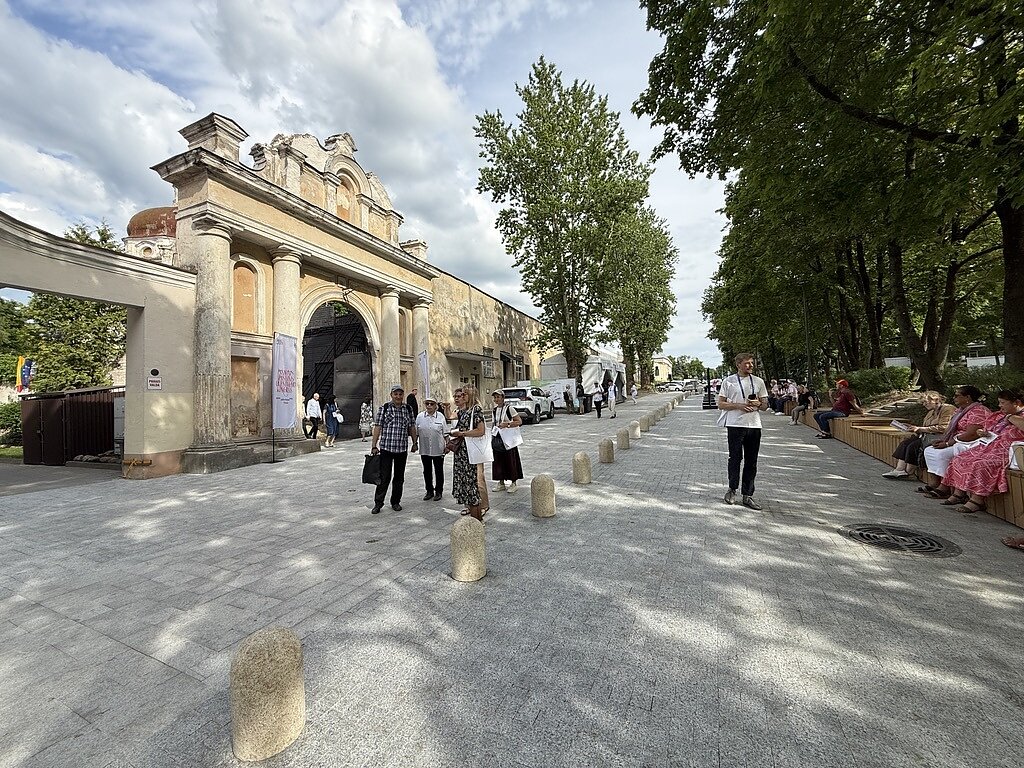 Vizičių skveras, architektė G. T. Gilytė
