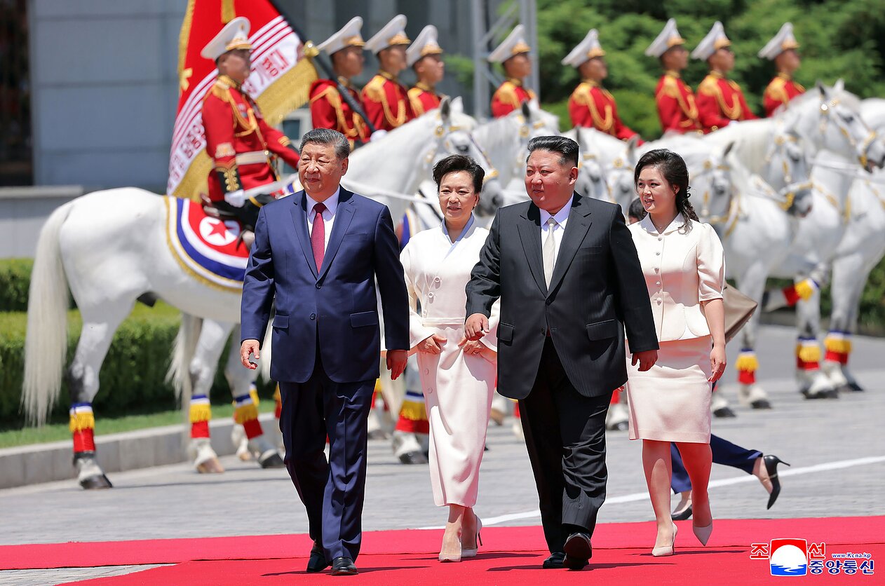 Kim Jong Uno vizitas Šiaurės Korėjoje