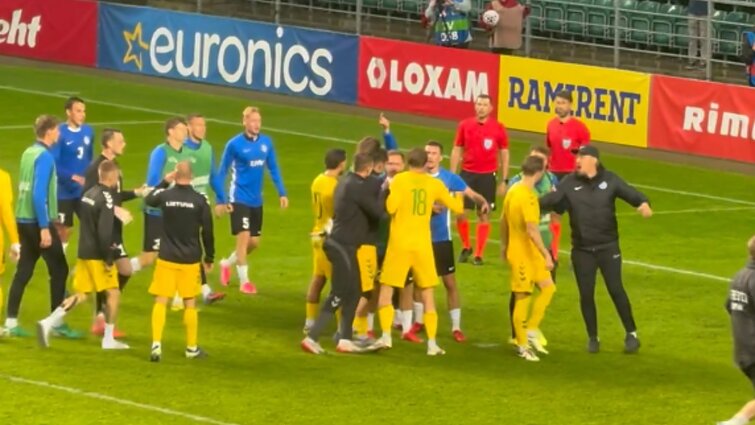 Futbolininkų aistros Taline nenurimo ir po finalo