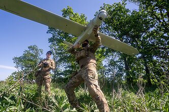 Ukrainos dronai. Asociatyvi nuotr.