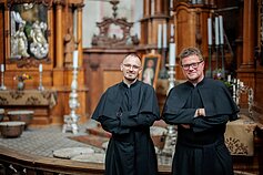 „Camino Misericordia“ sumanytojai – palotinai kunigai dr. Mariuszas Marszalekas ir Maciejus Książykas „Camino Misericordia“ sumanytojai – palotinai kunigai dr. Mariuszas Marszalekas ir Maciejus Książykas
