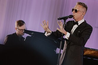 Lino Adomaičio koncerto akimirka