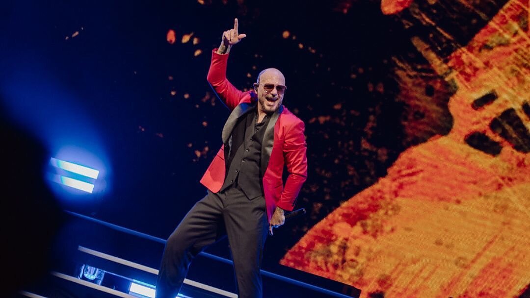 Pitbullio koncerto akimirka