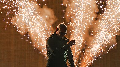 Pitbullio koncerto akimirka