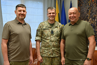 Lietuvos kariuomenėje lankėsi Ukrainos oro gynybos ir autonominių sistemų specialistai