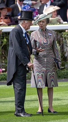 Princesė Anne karališkosiose Askoto žirgų lenktynėse, 2026 m.