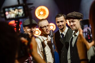 Kasteto klipo filmavimo akimirka