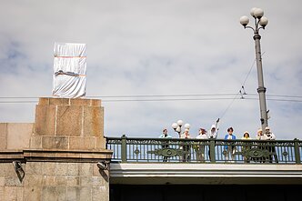 Ant Vilniaus Žaliojo tilto iškilo skulptūros tobuliems vaikams