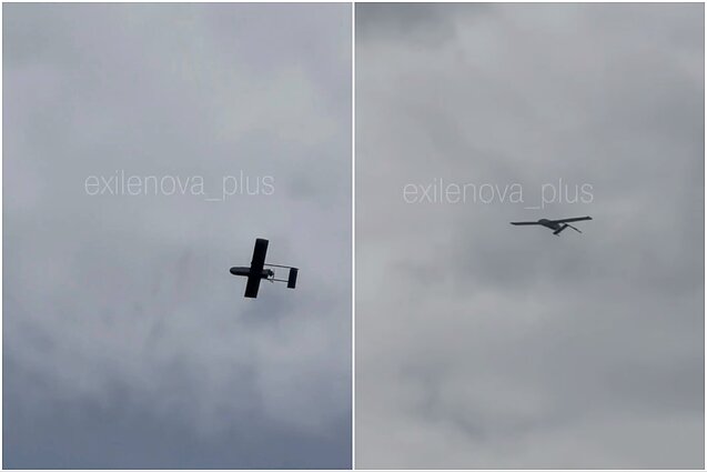 Užfiksuoti Maskvos link skrendantys dronai Užfiksuoti Maskvos link skrendantys dronai