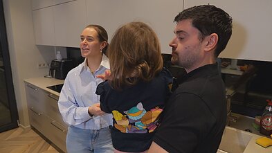 Aušrinė su vyru Aušrinė su vyru