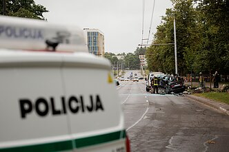 Dvi gyvybes nusinešusi avarija Vilniuje Dvi gyvybes nusinešusi avarija Vilniuje