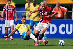 Pasaulio futbolo čempionatas: Brazilija – Norvegija