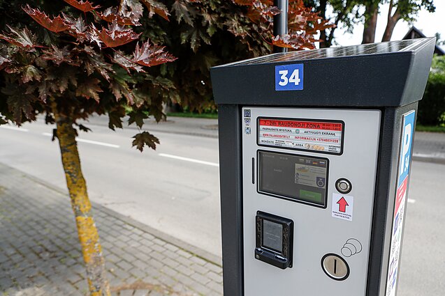 Palanga. Automobilių parkavimas kurorte Palanga. Automobilių parkavimas kurorte
