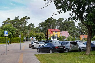Palanga. Automobilių parkavimas kurorte Palanga. Automobilių parkavimas kurorte