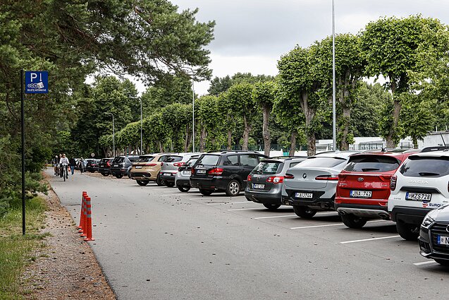 Palanga. Automobilių parkavimas kurorte Palanga. Automobilių parkavimas kurorte