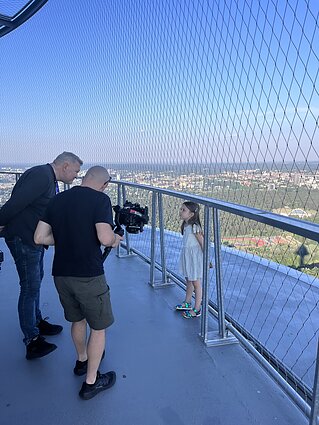 Filmavimo užkulisiai.