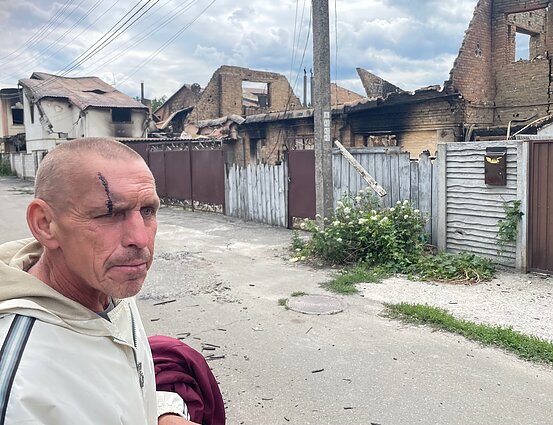 Valerijus rodo sodybą, kurioje sudegė kaimynė Natalija, o jis nesiryžo šokti į ugnį jos gelbėti 