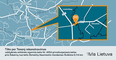 Pradedama tilto per Tenenį rekonstrukcija Šilutės rajone