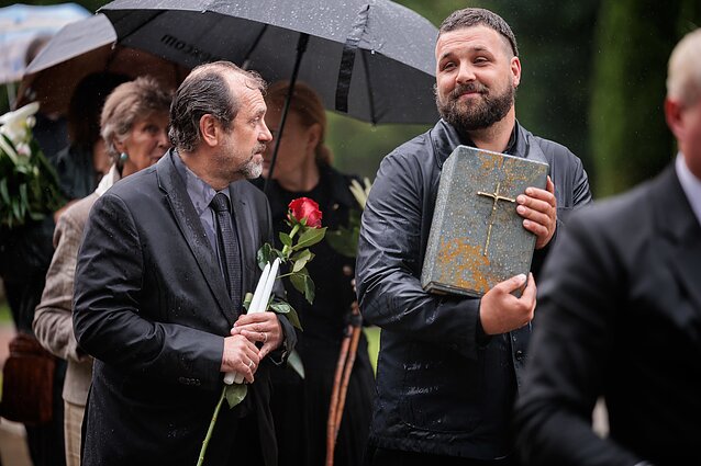 Vilniuje į paskutinę kelionę išlydimas poetas Aidas Marčėnas