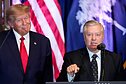 Lindsey Grahamas su Donaldu Trumpu