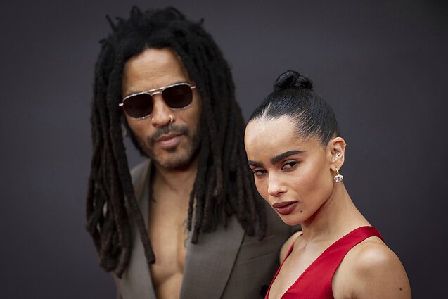 Lenny Kravitzas ir Zoe Kravitz Lenny Kravitzas ir Zoe Kravitz