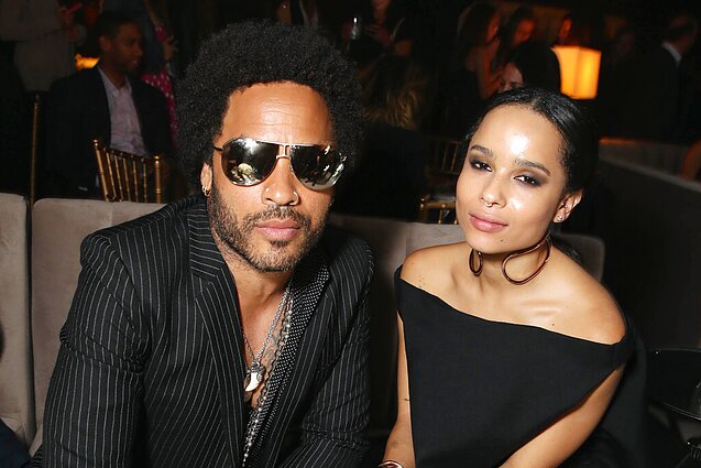Lenny Kravitzas ir Zoe Kravitz Lenny Kravitzas ir Zoe Kravitz