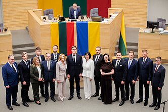 Prisiekė Mindaugas Sinkevičius ir ministrų kabinetas
