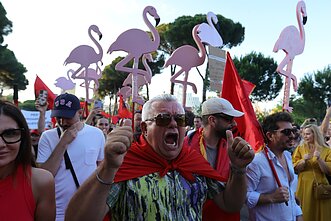 Protestas prieš Jaredo Kushnerio prabangaus kurorto projektą Albanijoje