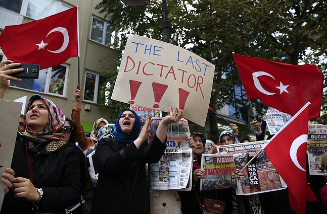 Turkijos protestuotojai