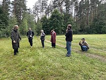 Spektaklio „Pačios“ repeticija Anykščių šilelyje Spektaklio „Pačios“ repeticija Anykščių šilelyje