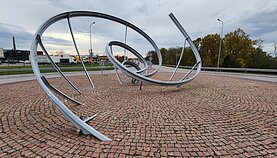 Algirdo ir Remigijaus Gataveckų skulptūra „Skubėk lėtai“