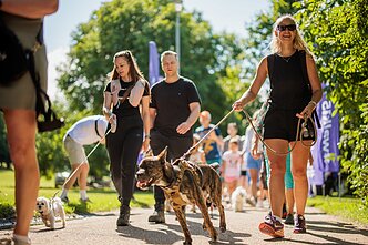 Walk15 žygis su augintiniais Vilniaus Upės festivalyje