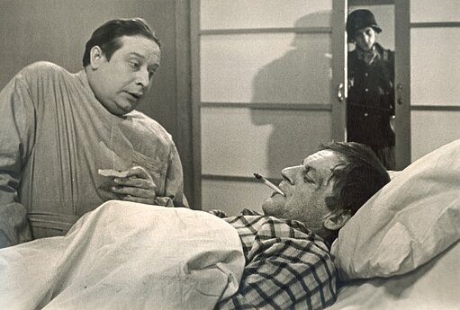 Algimantas Skripka (kairėje), Eduardas Kunavičius. 1966 m. 