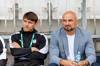 Fedoras Černychas ir Željko Sopičius. UEFA čempionų lygos atranka: „Kauno Žalgiris“ – „Klaksvik“ Fedoras Černychas ir Željko Sopičius. UEFA čempionų lygos atranka: „Kauno Žalgiris“ – „Klaksvik“