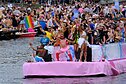 Kasmetiniame „Pride“ laivų parade Amsterdame susirinko šimtai tūkstančių žmonių